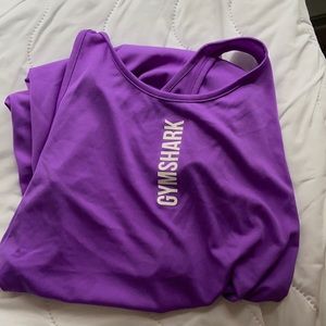 GYMSHARK pulse tank in bright purple